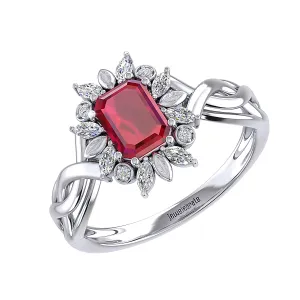 THE ENTWINED RUBY RING