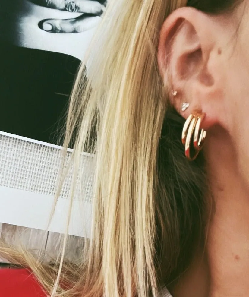 Triple Threat Earring